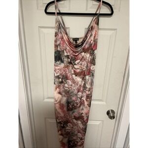 PRETTYLITTLETHING FLORAL BODYCON DRESS Size 16